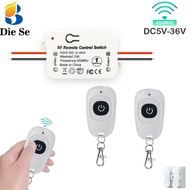 ✔ RF 433 Mhz Remote Control Universal Wireless Switch DC 12V 24V 36V Relay Receiver Remote Control for Gate DC Appliances Led Fan