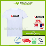 LOTTO Tee (Unisex) | Premium Quality 100% Cotton | Baju Tee Lotto Unisek