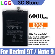 แบตเตอรี่ แบตเตอรี่มือถือ Xiaomi Redmi 9T / Poco M3 BN62 Battery แบต BN62 ประกัน 1 เดือน