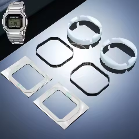 Watch Accessories for Casio DW-5600 DW5600 GM5600 GM-5600 Movement Cover Glass Waterproof Gasket Dou