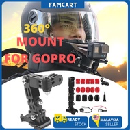 PROOCAM PRO-F511 Helmet Mount 360 Accessories Set perspectives Mount goproAction Camera motorcyclea