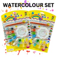 Watercolor Set - 8/colors Kids Paint Design Arts&Crafts School Supply Water Color Giveaway Party Fav