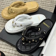 CHANEL 頂級版本小香風2022SS新款麵包拖鞋 多尺碼 香港專櫃同款