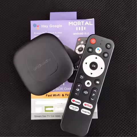 2026 Smart TV Box Mortal T1 Android 13.0 OS WIFI 3D Video Media Player Home Theater TV Set Top Box 2