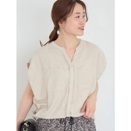 全新日本 le.coeur blanc 米色亞麻質感口袋造型衫 (官網同步) ON SALES$158 全場現貨