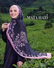 New and Original TUDUNG FAZURA Hari Raya adinda printed square hijab tudung bawal cotton voile