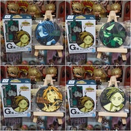 GANTUNGAN Rubber Round Keychain BNHA Official Merchandise My Boku No Hero Academia Keychain Shoto Todoroki Izuku Midoriya Deku Denki Kaminari Rody