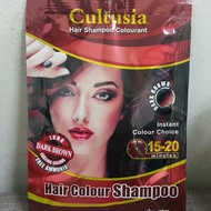 OKE - CULTUSIA DARK BROWN SACHET HAIR COLOUR SHAMPOO SACHET BPOM - CULTUSIA SHAMPO SACHET DARK BROWN