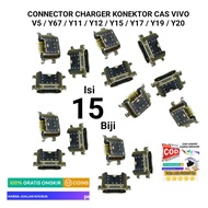 CONNECTOR CHARGER KONEKTOR CAS MIKRO VIVO V5 / Y67 / Y11 / Y12 / Y15 / Y17 / Y19 / Y20 Ori Saklar