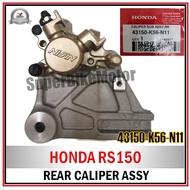 HONDA RS150 - 100% Original REAR Caliper ASSY / Caliper Sub Assy RR (NISSIN) - [43150-K56-N11]