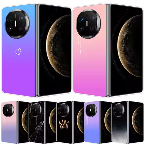 Case For Honor Magic V3 Vs3 V2 VS2 V VS Transparent Hard Folding Fantasy Gradient Fundas For Huawei 