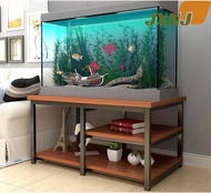 4Ft Fish Tank Cabinet Stand Table Furniture Frame Steel Wood Base Shelf Bottom Wrought Iron Rack