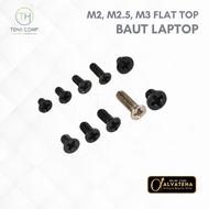 Isi 5 pcs Baut Laptop Tablet HP Multifungsi Flat Top M2 M2.5 M3 Obeng Plus Sekrup
