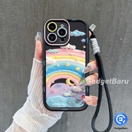 Beautiful and cute rainbow marshmallow phone case cover for SAMSUNG A13 A04S A14 A11 A12 A52 A52S A3