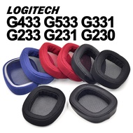 1 Pair Headset Ear Pads for Logitech G331 G433 G533 G230 G231 G233 Headphone Earpads Cushions Earmuf