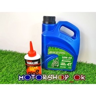 BIKERS RACING OIL 4T SCOOTER 10W-40 SEMI SYNTHETIC ENGINE OIL (1 Liter) Minyak Hitam Motorcycle