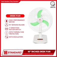 Standard Desk Electric fan 16" (Random Color) - Gold Mind Everyday Low Price