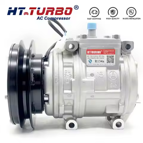 A/C AC Compressor 10PA15C For Komatsu excavator PC200-6 200-6 John Deere Tractor 447200-0240 447100-