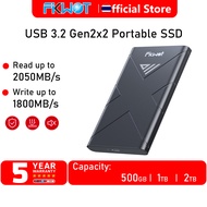 Fikwot FP80 แบบพกพาภายนอก USB-C 3.2 Gen2 ความเร็วสูงสุด 2050MB/s ฮาร์ดไดรฟ์ SSD สำหรับ iPhone 15 (P