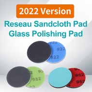 Uerglass Glass Sanding Abrasive Pads Set Remove Repair Glass Scratches Removal Pads Set (3PCs)