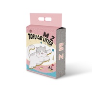 connectshop686 MZทรายแมว 6L ทรายเต้าหู้100% ออร์แกนิค（TOFU Cat Litter）ผลิตจากกากถั่วเหลืองธรรมชาติ ท