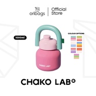 ChakoLab Linlin Stainless Steel Bottle 1000ml | 1L Leakproof Insulated Water Bottle | Durable Metal 