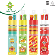 Little Tree ดินสอดำ 2B (FAST FOOD PENCIL) แพ็ค 24 กล่อง