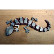 Cuero Articulated Gecko Lizard Toy Flexible Gecko Children's Toy Articulation gecko educational Toy