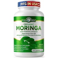 PURAVIDAMORINGACapsulesSingleOriginMoringaPowderOrganic.PureMoringaLeaf.Energy,Metaboli,&ImmuneSuppo