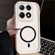 Casing For Honor 200 Smart X7C 5G ALT-NX1 4G Magnetic Sticker Colorful Border Protection TPU Cover