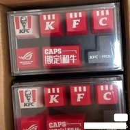 Genuine Daigou KFC KFC ROG Keycap keyboard Hat Buckle KFC Merchandise keyboard of Faith Joint Toy Au