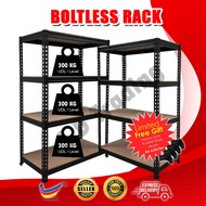 [ BLACK ] HEAVY DUTY Boltless Rack Home , Store & Warehouse Rack / Rak Besi Serbaguna , Rak Store , 