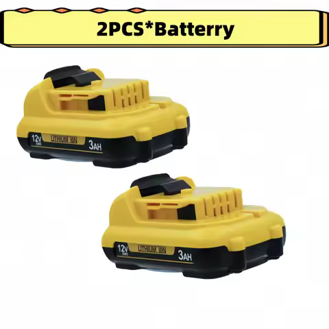 For DeWalt 12V MAX 2.0Ah 3.0Ah 5.0Ah 6.0Ah Battery DCB125 DCB124 DCB122 Rechargeable Tool Pack.