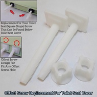 29mm x29mm Square Screw Replacement For Toilet Seat Cover Offset Cover Screw