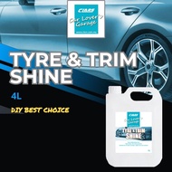 Clars Tyre Shine 4L - Tyre Wax Pengilat tayar kereta / Wax tayar kereta