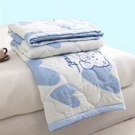 Soybean Cotton Summer Quilt Thin Wadding Blanket Cute Printing Four Seasons Quilt Bedding Duvet Blan