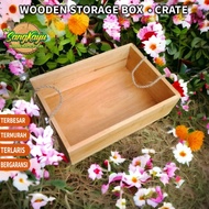 Wodden Storage Box full wood 25X35X10 CM Wood Multipurpose Storage Box 8