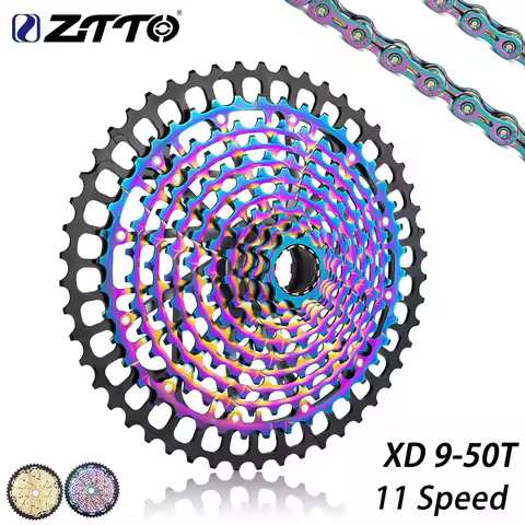 ZTTO MTB Ultimate 11 Speed 9-50T XD Cassette 9-50T Freewheel Ultralight 9T Cassette 11V k7 Sprocket 