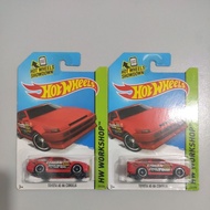 Hot wheels Toyota AE-86 Corolla HW Workshop JDM Hotwheels AE86 Red