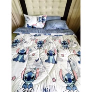 Stitch QUEEN Fitted Bedsheet&Comforter Set / Cadar&Selimut Set / 双人床单&被单套装