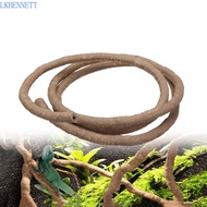 LKBENNETT Flexible Reptile Vines, 0.5/1M with Suction Cup Reptile Simulation Rattan, Creative Artifi