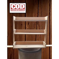 Spice rack wooden spice rack/ stacked spice rack/