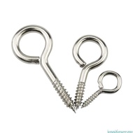 jenniferagg.my 20Pcs Cup Hooks Round End Screw Hooks Metal Wall Hooks Screw-in Hanger M3 M4 M5