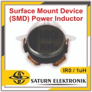 Surface Mount Device (SMD) Power Inductor 1R0 IR0 1uH