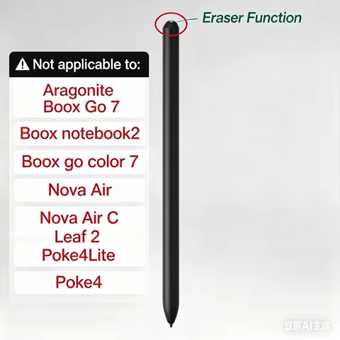 Stylus Pen 2 for BOOX Pen2/Pen 3, Compatible with BOOX Tablet Go 10.3 ePaper/Tablet Note Air 3 C E l