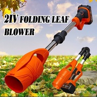 21V Cordless Leaf Blower - Foldable Lithium Battery Garden Blower for Leaves Dust Snow (Heavy Duty F