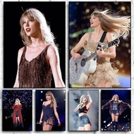 Seni Kanvas Taylor Swift: Poster Potret Bercetak Kualiti Tinggi untuk Hiasan Dinding Rumah