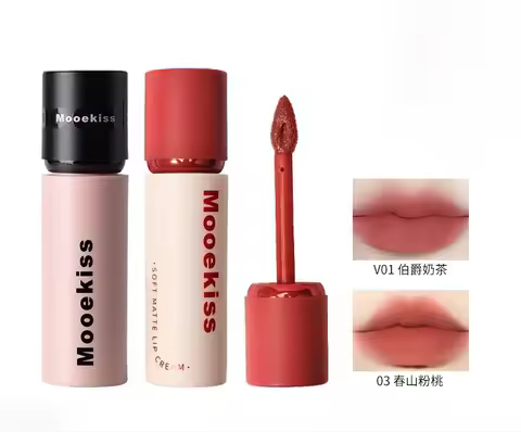 Mooekiss Mist Lip Mud Matte Lipstick Velvet Lip Glaze Mist Lip Cream