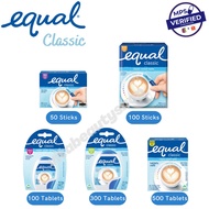 Equal Classic Sweetener Sticks/Tablets
