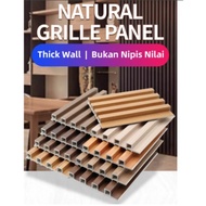 Panjang Fluted panel WPC Flutted WallPanel PVC Wood Strip wall decoration shiplap KYK